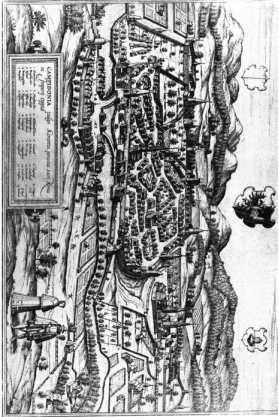 Abbildung: Die Stadt Kempten i. J. 1576 ...