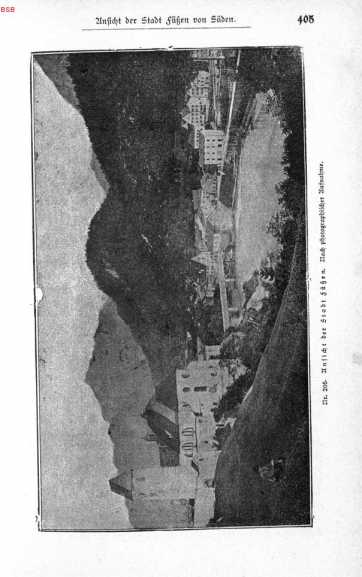 Nr. 205 Ansicht der Stadt Füßen (405)
