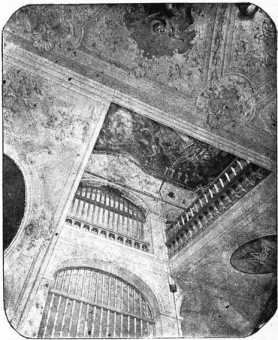 Nr. 226 Plafond des Treppenhauses im Klo...