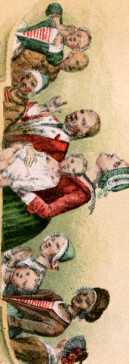 Abbildung: Allgäuer Volkstrachten, IV Stiftkemptische ... aus