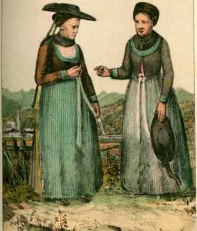 Allgäuer Volkstrachten, VI Weibliche Tracht ... aus