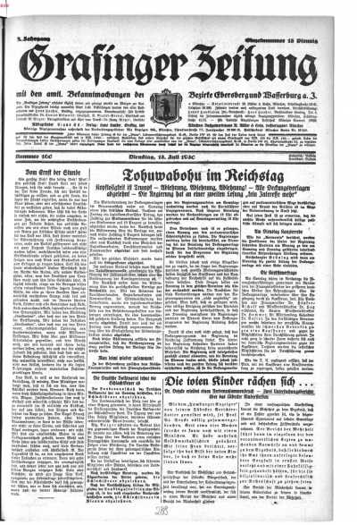 Nr. 160 15. Juli 1930 de