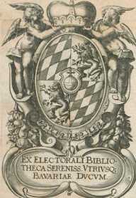 Vorderer SpiegelBesitzeintrag Hartmann SchedelExlibris Hofbibliothek ... aus