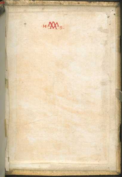 Rückwärtiger SpiegelMonogramm des Hartmann Schedel ... aus