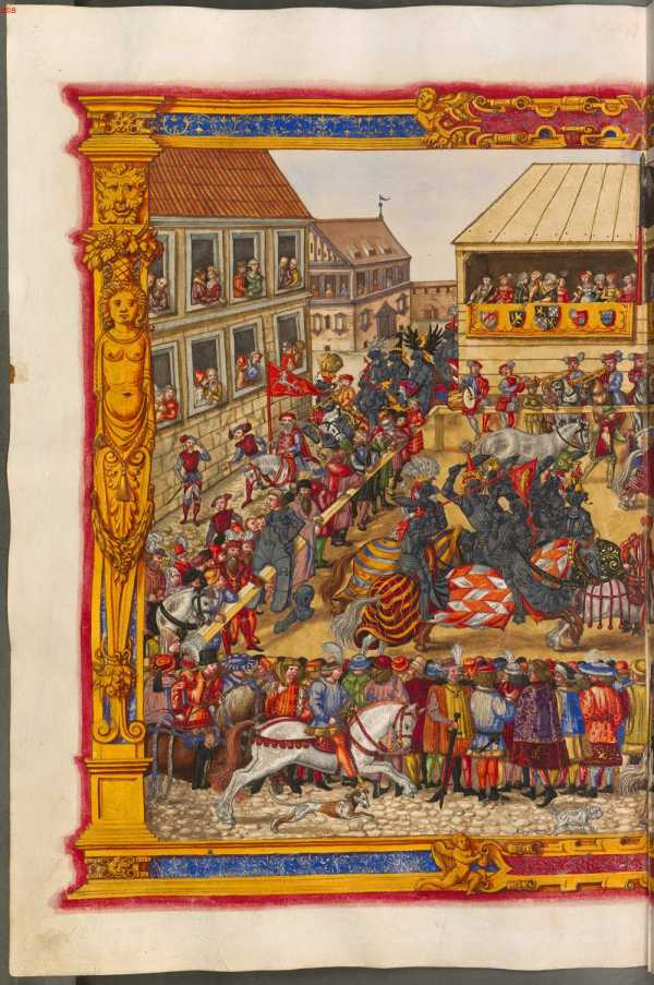 Turnier von Worms im Jahr 1487 (149v )
