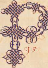 Kunstvoll gestaltete Buchstaben (166r )
