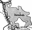 Abb. [1]: West- u. Südgrenze d. Darmstädter Raumes (451)
