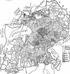 Karte [1]: Bayern um 1777 din