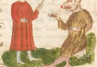 2 Miniaturen zu fremdartigen Völkern ... aus