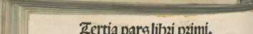 Tertia pars de