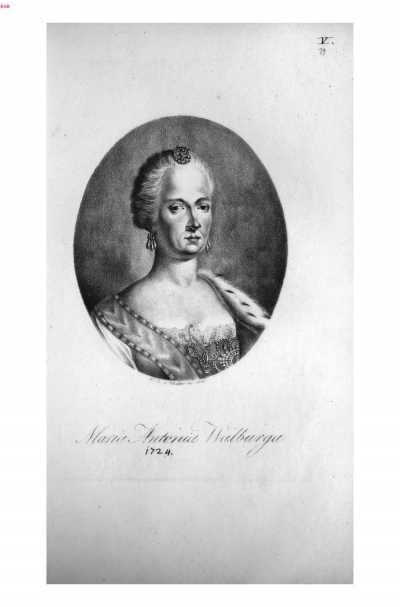 Maria Antonia Walburga 1724 de