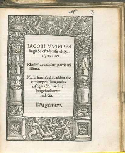 Titelblatt Holzschnitt: Titeleinfassung Inhaltsverzeichnis ... dans