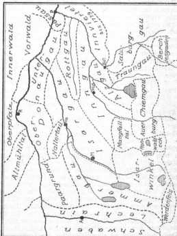Karte [1]: Trachtengaue da