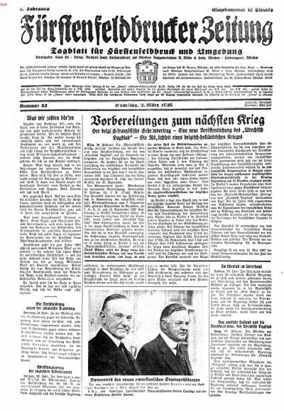 Nummer 52 2. März 1929 din