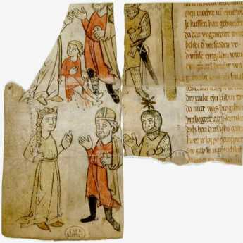 Vers 154,19-155,5.Oben und unten: Auftre...
