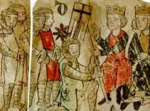 Vers 212,15-213,14.Oben: Willehalm empf...