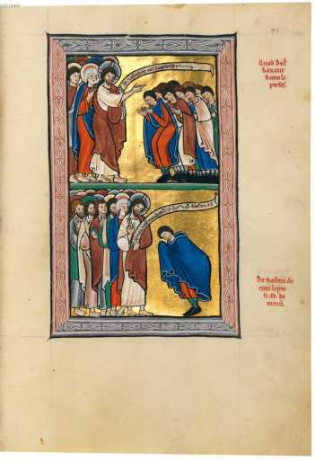 Die Heilung der zehn Aussätzigen; ... aus