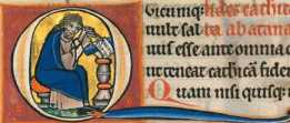 Historisierte Initiale Q mit Athanasius ... din