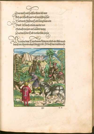 Kupferstich 41: Theuerdank erlegt ein ... de