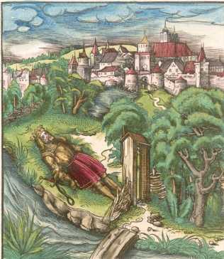 Kupferstich 3: König Romreichs Tod ... dans