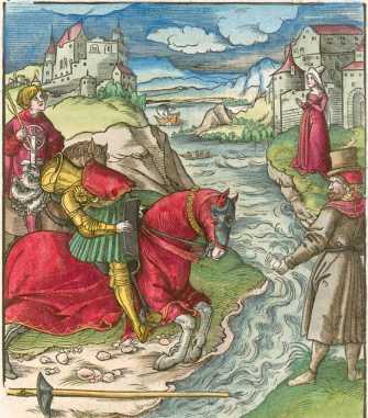 Kupferstich 54: Bei einem Sechen ... de