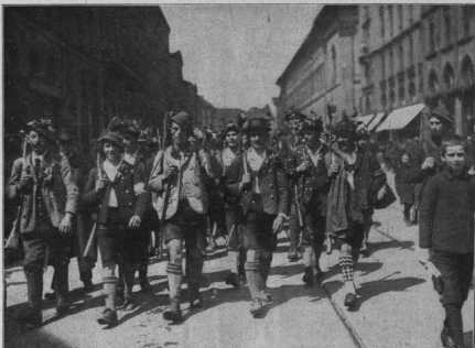 Abb 15: Einmarsch des Freikorps Werdenfe...