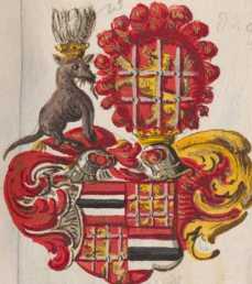 2 Wappen: Laiming und Törring
