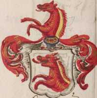 2 Wappen: Törring und Kamerau
