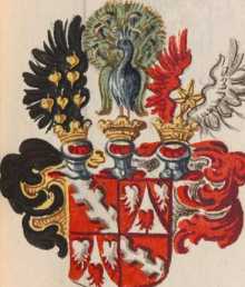 3 Wappen: Ortenburg, Degenberg, Törring...