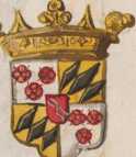 2 Wappen: Laiming und Törring
