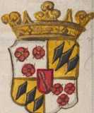 2 Wappen: Tägernbach und Törring
