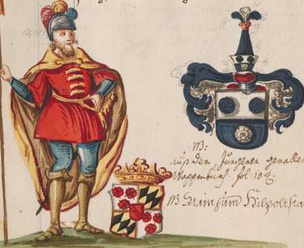 Kolorierte Miniatur Ulricus von Törring...
