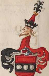 Kolorierte Miniatur Caspar von Törring:...