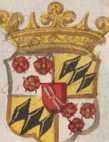 2 Wappen: Törring und Kuchler
