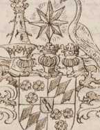 3 federgezeichnete Wappen
