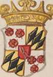 2 Wappen: Törring und Wolffstein
