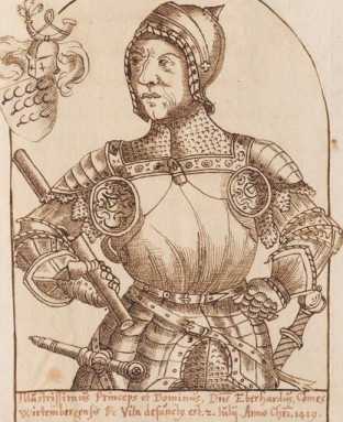 Porträt: Graf Eberhard IV. von ... din