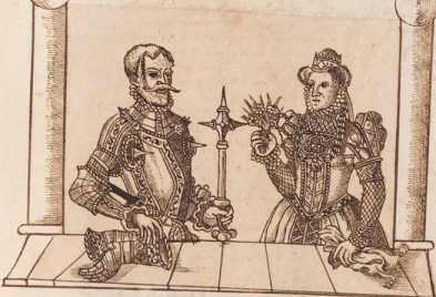 Porträt: Konrad von Württemberg und ... din