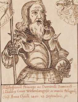 Porträt: Graf Ludwig I. von Württemberg-Urach (reg. 1419-1450)
