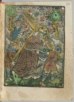 Ganzseitige Darstellung: Jesus trägt das ... aus