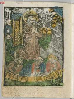 Ganzseitige Darstellung: Jesus im Garten ... de