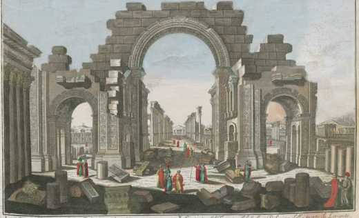 Ingressus in Templum Solis Palmirae, ... from
