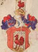 Unter den Wappen auch das der Elrichshau...