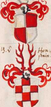 Landeswappen und Adelswappen des Reiches...