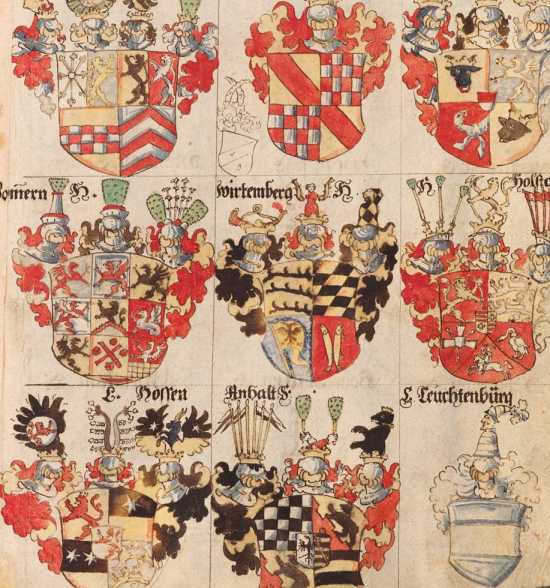 Wappen der Kurfürstentümer und Herrsch...