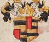 Unter den Wappen auch das der Elrichshau...
