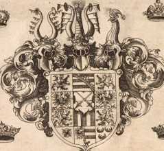 Landeswappen und Adelswappen des Reiches...