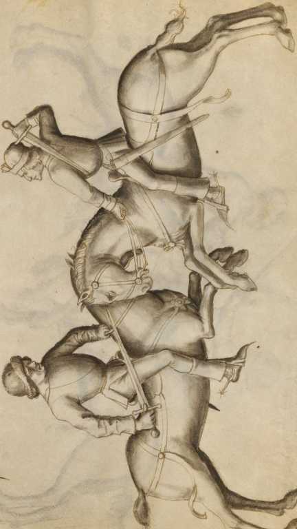 Berittener Schwertkampf (127r )
 ... aus