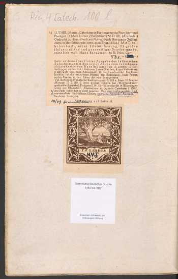 Vorderer Spiegel mit Eintrag und ... uit