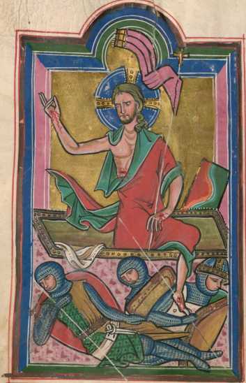 Miniatur: Auferstehung Christi (#)
